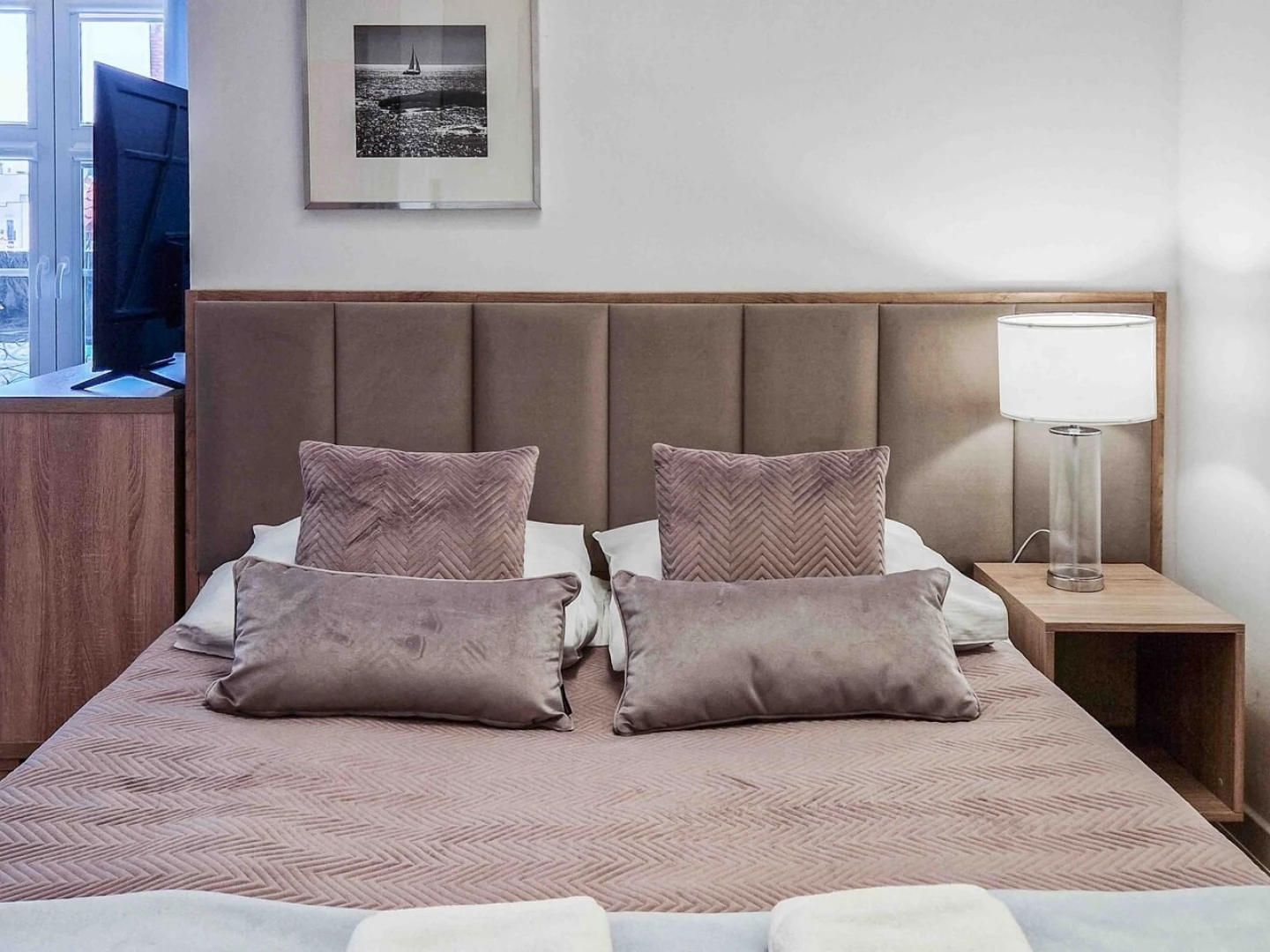 Ferienwohnung Drei Kronen Swinemünde 54 – Bett Detail