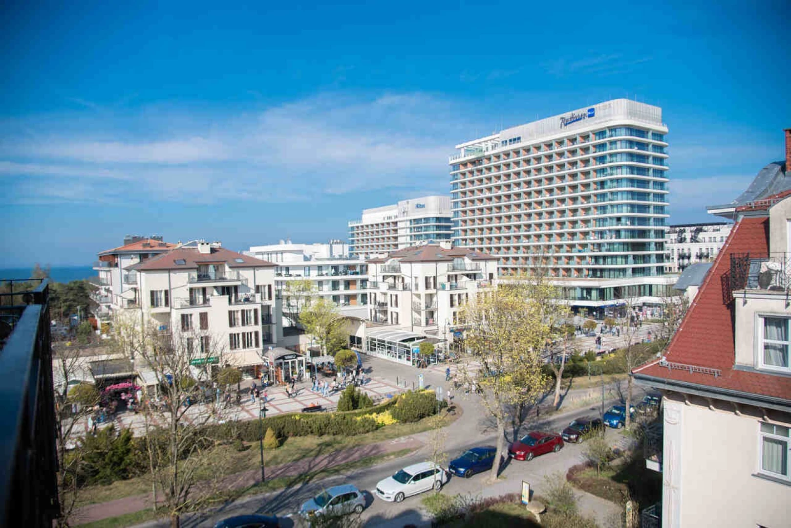 Ferienwohnung Drei Kronen Swinemünde 54 – Radisson und Promenade